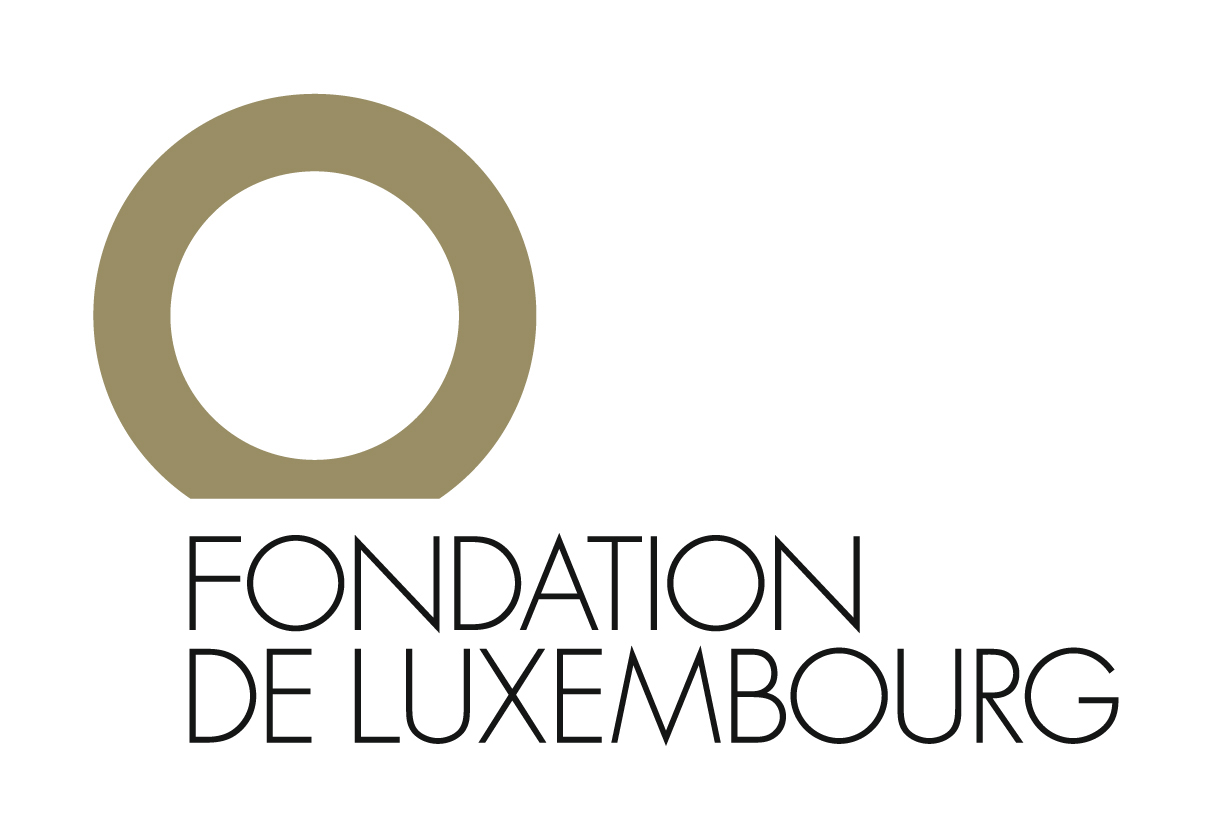 KI generiert: Das Bild zeigt das Logo der Fondation de Luxembourg, das aus einem goldfarbenen Kreis und dem Namen der Stiftung in schwarzer Schrift besteht. Der Hauptinhalt des Bildes ist das Logo der Stiftung.