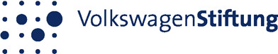 KI generiert: Das Bild zeigt das Logo der Volkswagen Stiftung, das aus dem Namen "VolkswagenStiftung" in blauer Schrift besteht, begleitet von einem abstrakten Design aus blauen Punkten und Kreisen. Der Hauptinhalt des Bildes ist das Logo der Stiftung.