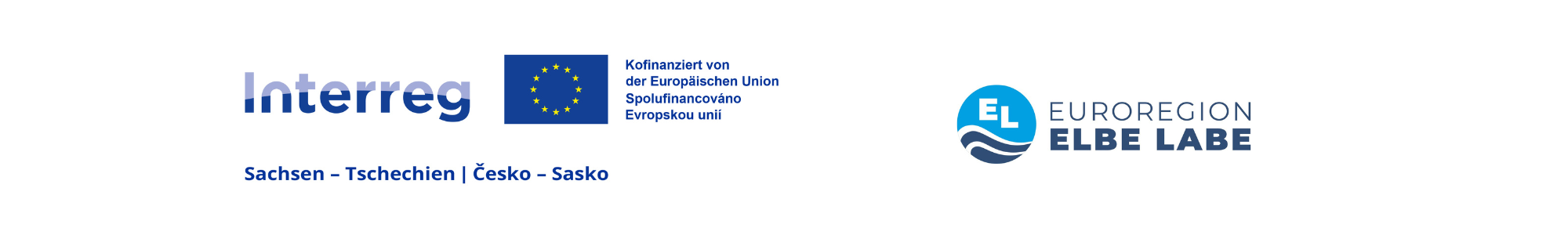 Logos Intereeg und Euroregion Elbe Labe